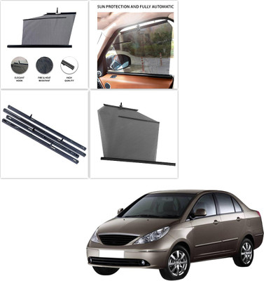 SS FOR YOUR SMART NEEDS Side Window Sun Shade For Tata Indigo(Black)