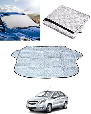 MSNP Windshield Sun Shade For Chevrolet Sail UVA(Silver)