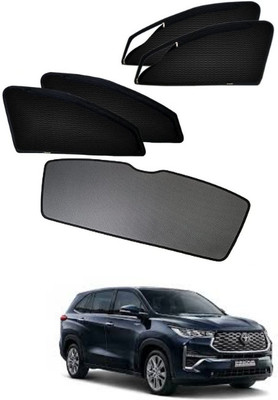 RAKRISH Rear Window, Side Window Sun Shade For Toyota Innova Hycross(Black)