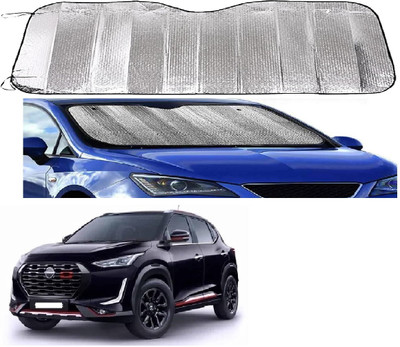 ROSHNEER ENTERPRISES Windshield Sun Shade For Nissan Magnite(Silver)