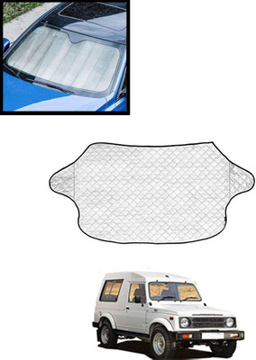 AYW Windshield Sun Shade For Maruti Suzuki Gypsy(Silver)