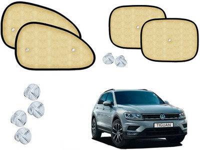 Shop Buy Side Window Sun Shade For Volkswagen Tiago(Beige)