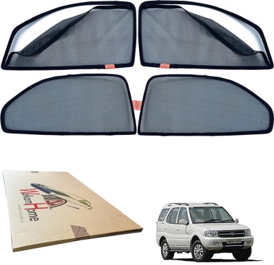 WolkomHome Side Window Sun Shade For Tata Safari Storme(Black)