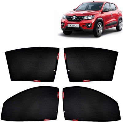 Kingsway Side Window, Rear Window Sun Shade For Renault Kwid(Black)