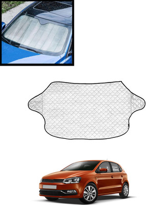 AYW Windshield Sun Shade For Volkswagen Polo(Silver)