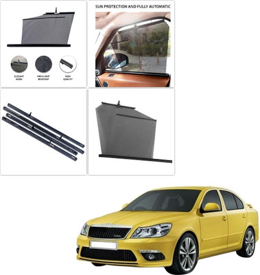 SS FOR YOUR SMART NEEDS Side Window Sun Shade For Skoda Laura(Black)