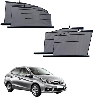 SS FOR YOUR SMART NEEDS Side Window Sun Shade For Honda Amaze(Black)