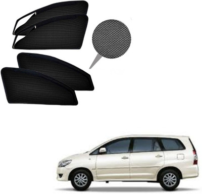 RAKRISH Rear Window, Side Window Sun Shade For Toyota Innova(Black)