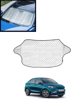 AYW Windshield Sun Shade For Tata Tigor EV(Silver)