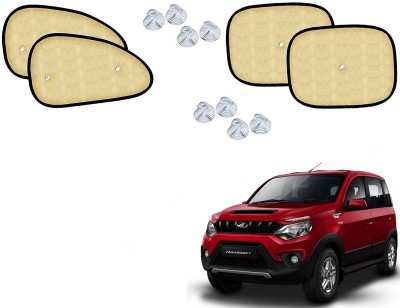 Automotive Prist Side Window Sun Shade For Mahindra Nuvosport(Beige)