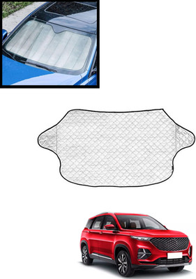 AYW Windshield Sun Shade For MG Hector Plus(Silver)