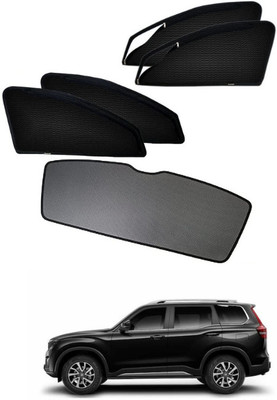 RAKRISH Rear Window, Side Window Sun Shade For Mahindra Scorpio N(Black)
