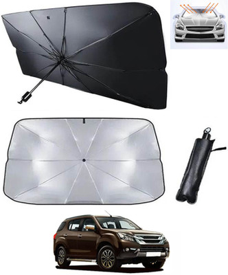 MATIES Windshield Sun Shade For Isuzu Universal For Car(Silver)