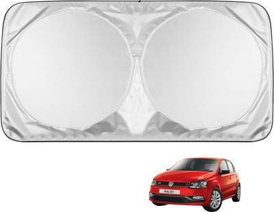 MOCKHE Windshield Sun Shade For Volkswagen Polo GT(Silver)