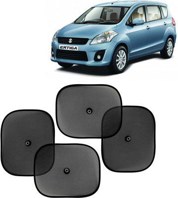 Kingsway Side Window, Rear Window, Windshield Sun Shade For Maruti Suzuki Ertiga(Black)