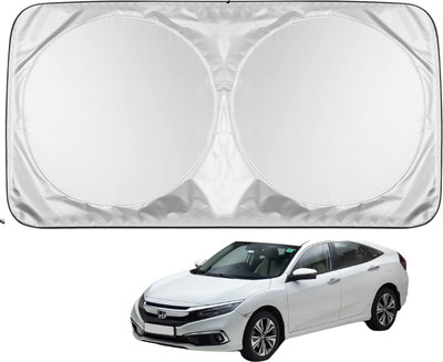 MOCKHE Windshield Sun Shade For Honda Civic(Silver)