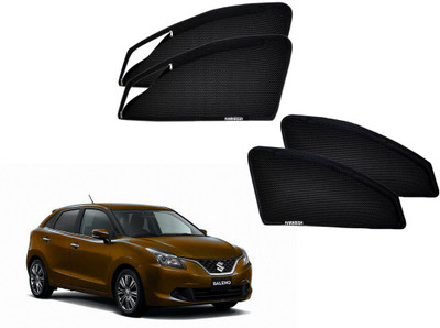 HARKRISH Side Window Sun Shade For Maruti Suzuki Baleno(Black)