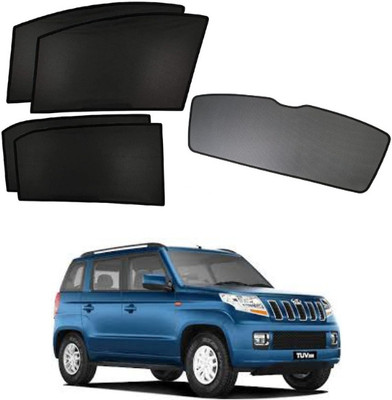 TOP VECHILE Rear Window, Side Window Sun Shade For Mahindra TUV 300(Black)