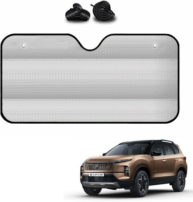 COSMOGEAR Windshield, Dashboard, Rear Window Sun Shade For Tata Safari(Silver)