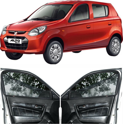 KSPARTS Rear Window, Side Window Sun Shade For Maruti Suzuki Alto 800(Black)