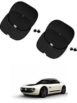 FKOK Side Window Sun Shade For Honda Universal For Car(Black)
