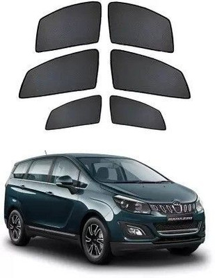 RAKRISH Rear Window, Side Window Sun Shade For Mahindra Marazzo(Black)