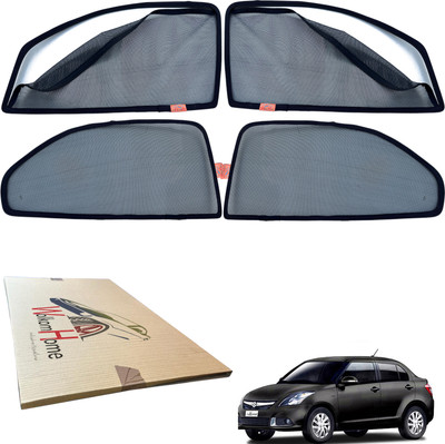 WolkomHome Side Window Sun Shade For Maruti Suzuki Swift Dzire(Black)