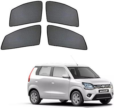AuTO ADDiCT Side Window Sun Shade For Maruti Suzuki WagonR(Black)