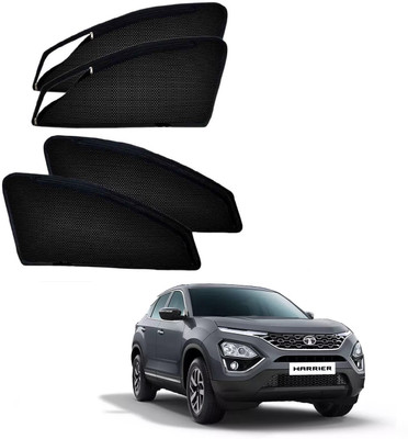 AuTO ADDiCT Side Window Sun Shade For Tata Harrier(Black)