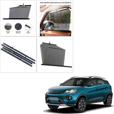 SS FOR YOUR SMART NEEDS Side Window Sun Shade For Tata Nexon EV(Black)