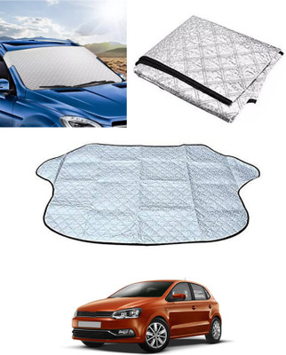 AYW Windshield Sun Shade For Volkswagen Polo(Silver)