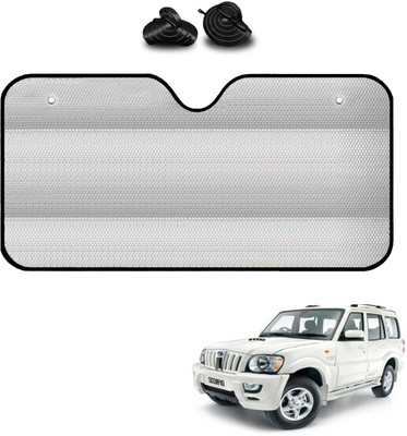 COSMOGEAR Windshield, Dashboard, Rear Window Sun Shade For Mahindra Scorpio(Silver)