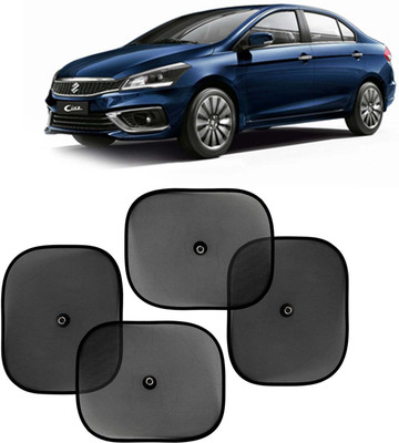 Kingsway Side Window, Rear Window, Windshield Sun Shade For Maruti Suzuki Ciaz(Black)