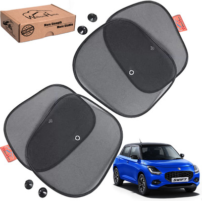 WolkomHome Side Window Sun Shade For Toyota Etios Cross(Black)