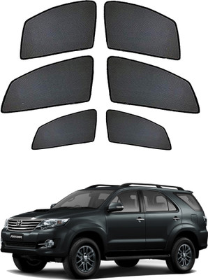 PEEPS STORE Side Window Sun Shade For Toyota Fortuner(Black)