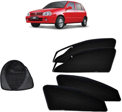 Magnetic Side Window Sun Shade For Maruti Suzuki Zen(Black)
