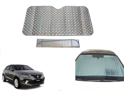AUTO PEARL Dashboard, Windshield Sun Shade For Maruti Suzuki Baleno(Grey)