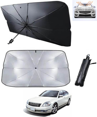 AYW Windshield Sun Shade For Nissan Teana(Silver, Black)