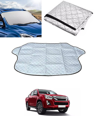 RKPSP Windshield Sun Shade For Isuzu Universal For Car(Silver)