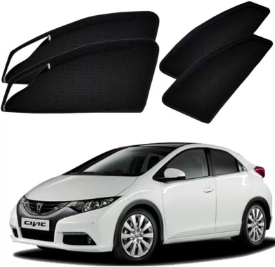 TOP VECHILE Rear Window, Side Window Sun Shade For Honda Civic(Black)