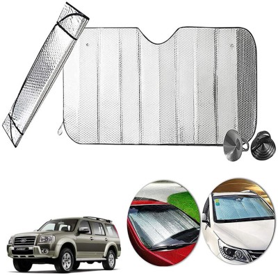 AUTO PEARL Dashboard, Windshield Sun Shade For Ford Endeavour(Silver)