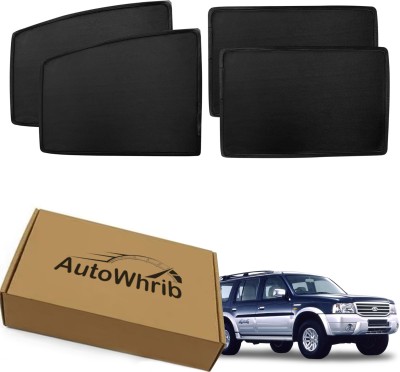 Autowhrib Side Window Sun Shade For Ford Endeavour(Black)