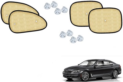 Automotive Prist Side Window Sun Shade For BMW 725i(Beige)