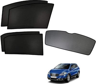 KOZDIKO Side Window, Rear Window Sun Shade For Maruti Suzuki S-Cross(Black)