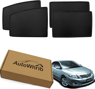 Autowhrib Side Window Sun Shade For Toyota Altis(Black)