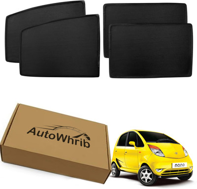 Autowhrib Side Window Sun Shade For Tata Nano(Black)