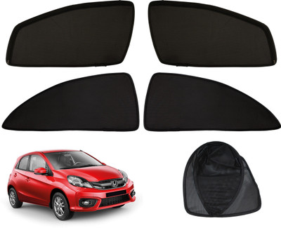 Magnetic Side Window Sun Shade For Honda Brio(Black)
