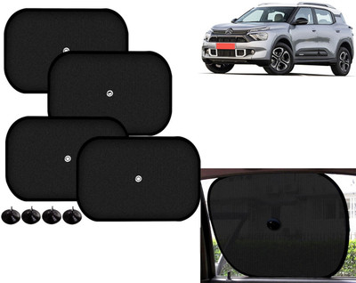 Selifaur Side Window Sun Shade For Nissan Universal For Car(Black)