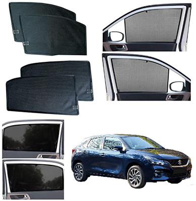INSURE AUTOMOTIVE Side Window Sun Shade For Maruti Suzuki Baleno(Black)