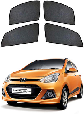 PEEPS STORE Side Window Sun Shade For Hyundai Grand i10(Black)